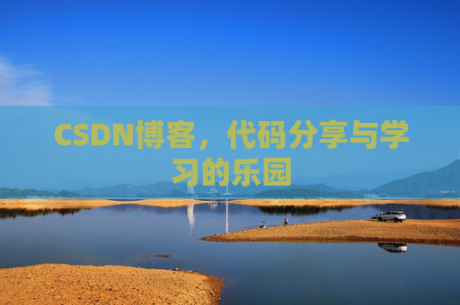 CSDN博客,代码分享与学习的乐园
